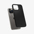 ACS03674 - iPhone 13 Pro Max Case Thin Fit in black showing the back